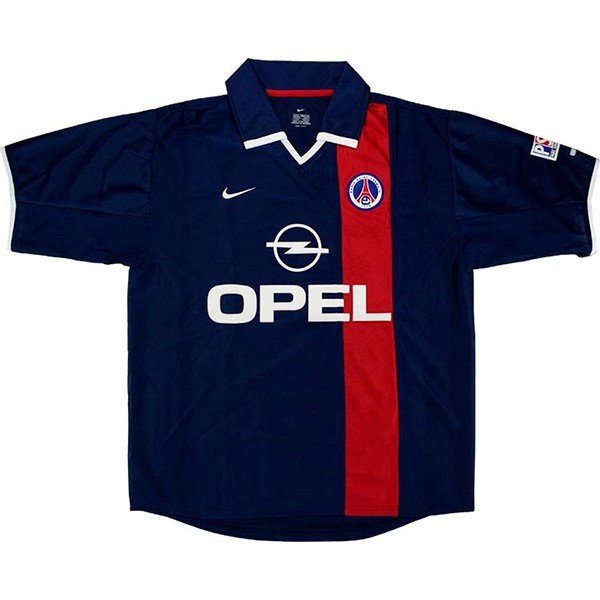 Thailand Trikot Paris Saint Germain Heim Retro 2001 2002 Blau Fussballtrikots Günstig